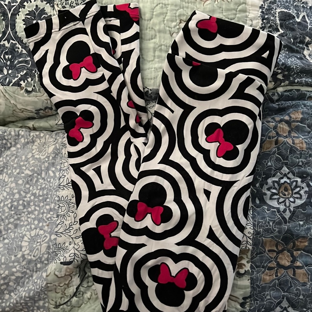 Lularoe Minnie Mouse Lxl kids leggings